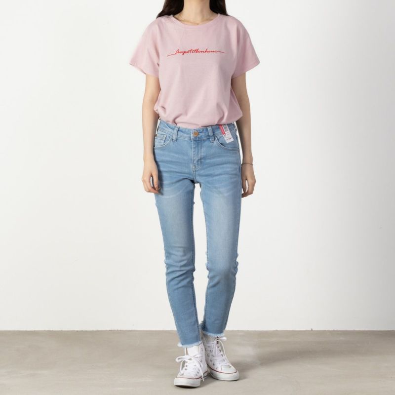 [期間限定価格]C17 カットオフタイトスキニーデニムパンツ レディース商品画像-2