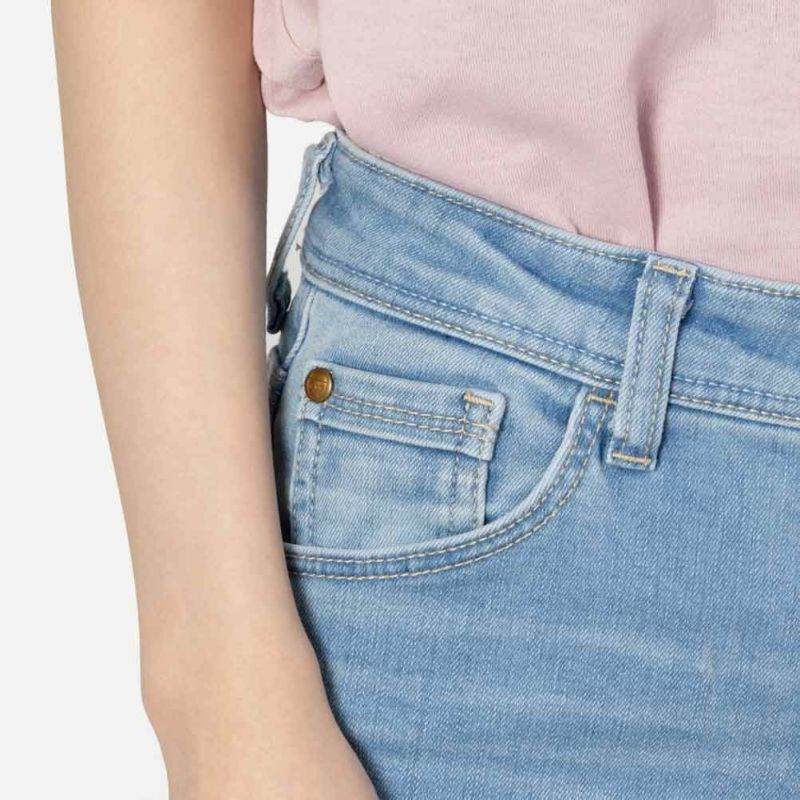 [期間限定価格]C17 カットオフタイトスキニーデニムパンツ レディース商品画像-6