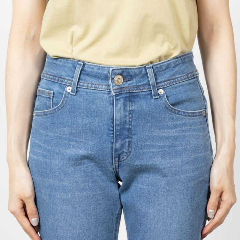 EDWIN インターナショナルベーシック 股上深め ゆったりストレートパンツ レディース商品画像-5