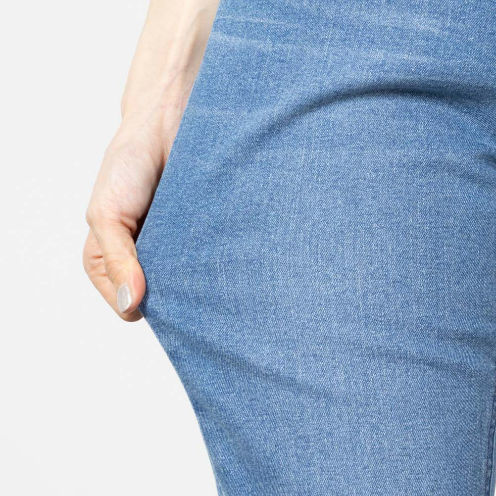 EDWIN インターナショナルベーシック 股上深め ゆったりストレートパンツ レディース