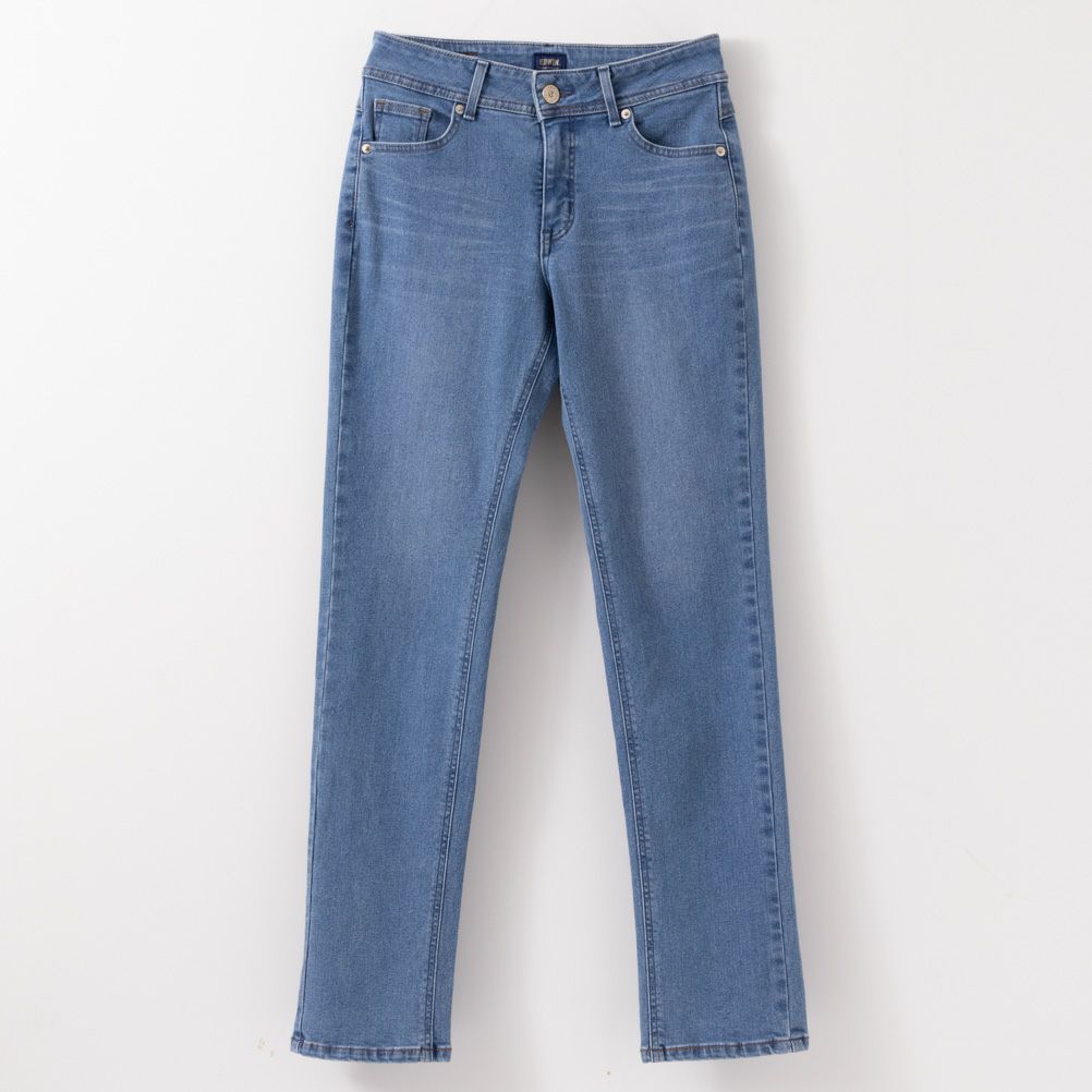 EDWIN インターナショナルベーシック 股上深め ゆったりストレートパンツ レディース商品画像-11