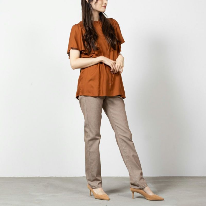 EDWIN インターナショナルベーシック ゆったりストレートパンツ レディース商品画像-2