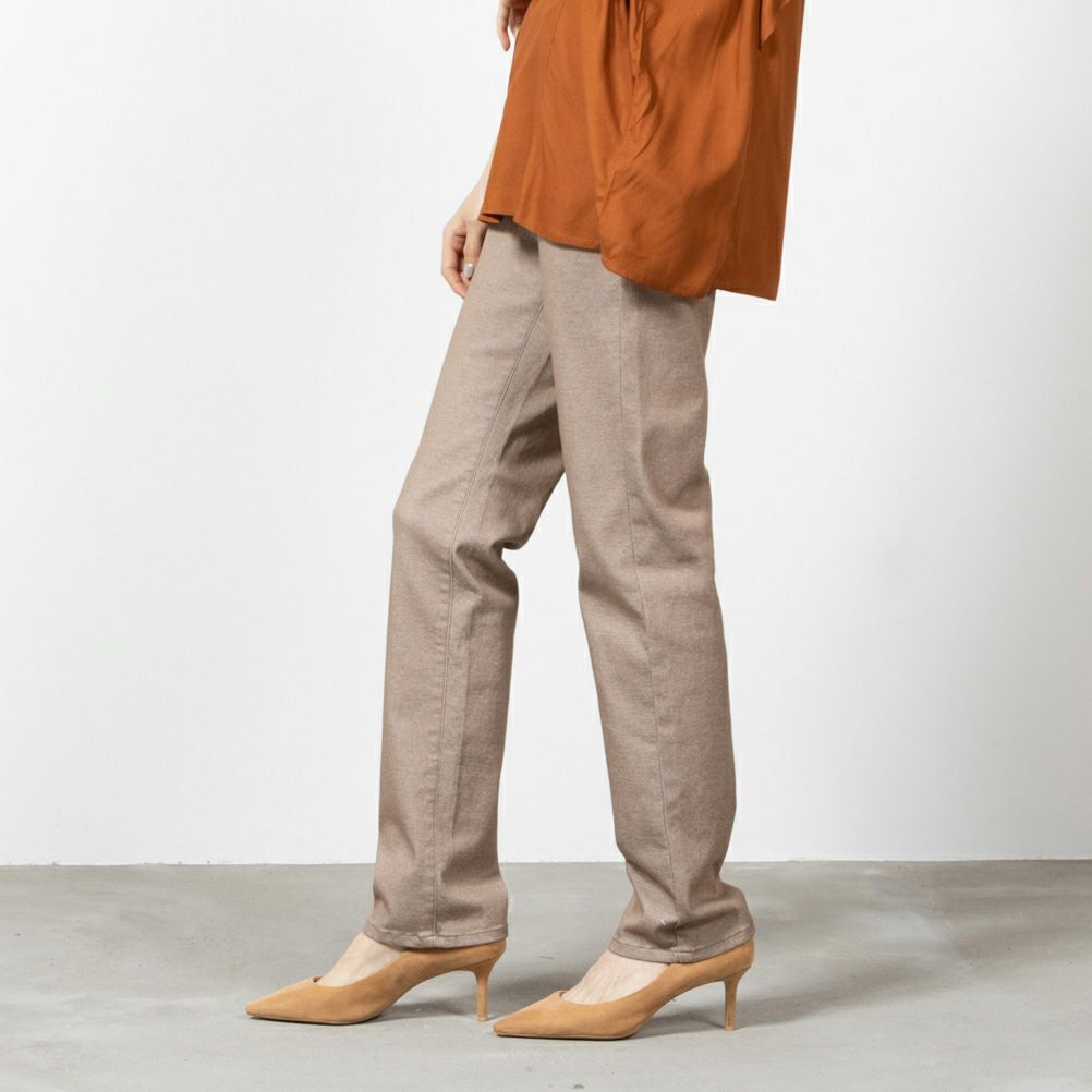 EDWIN インターナショナルベーシック ゆったりストレートパンツ レディース