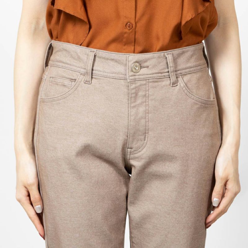 EDWIN インターナショナルベーシック ゆったりストレートパンツ レディース商品画像-5