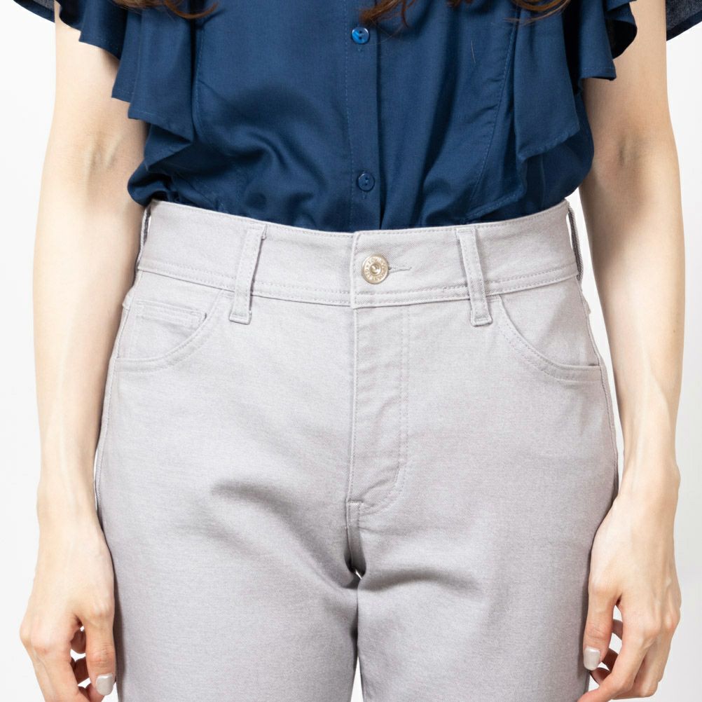 EDWIN インターナショナルベーシック ゆったりストレートパンツ レディース