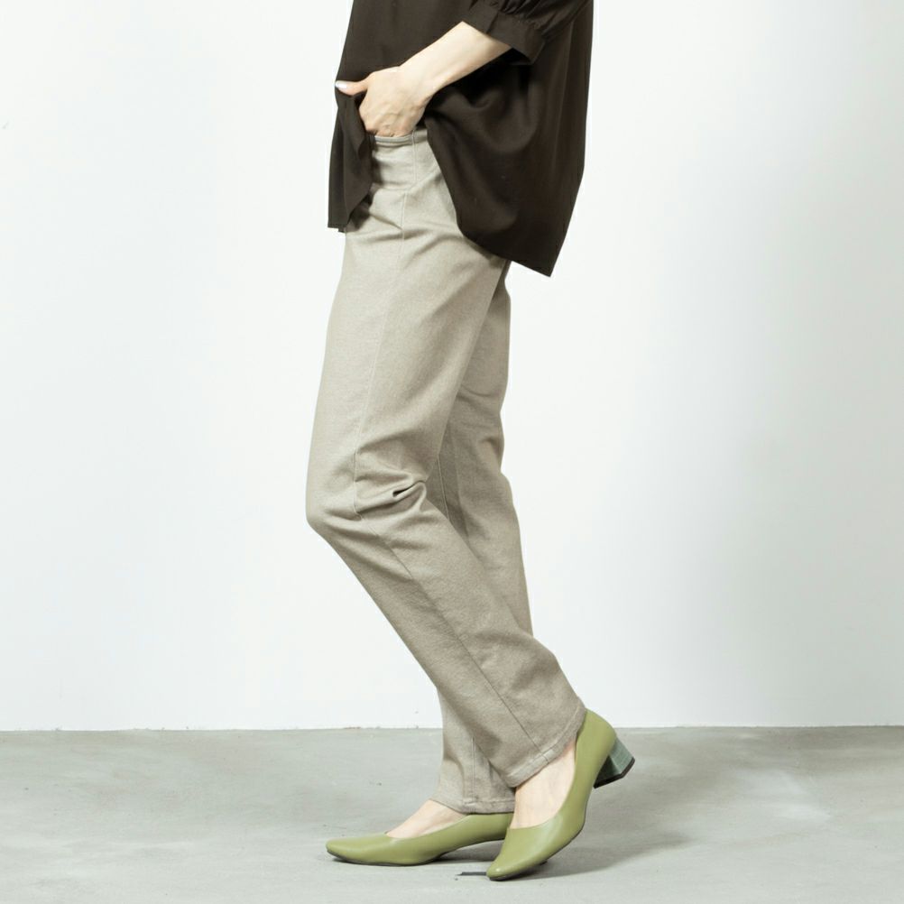 EDWIN インターナショナルベーシック ゆったりストレートパンツ レディース