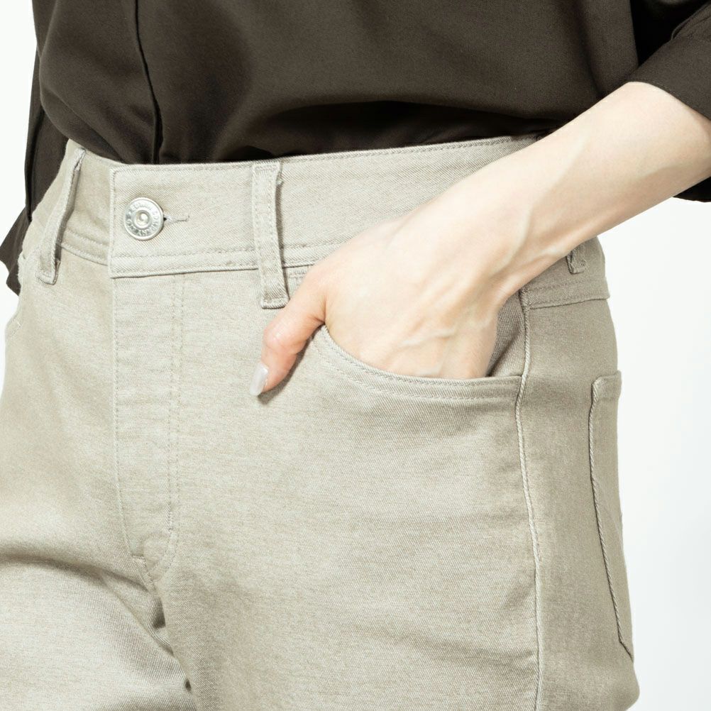 EDWIN インターナショナルベーシック ゆったりストレートパンツ レディース