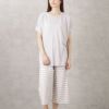 NAVY ドルマンTシャツ＆7分丈パンツ ルームウェアセット レディース