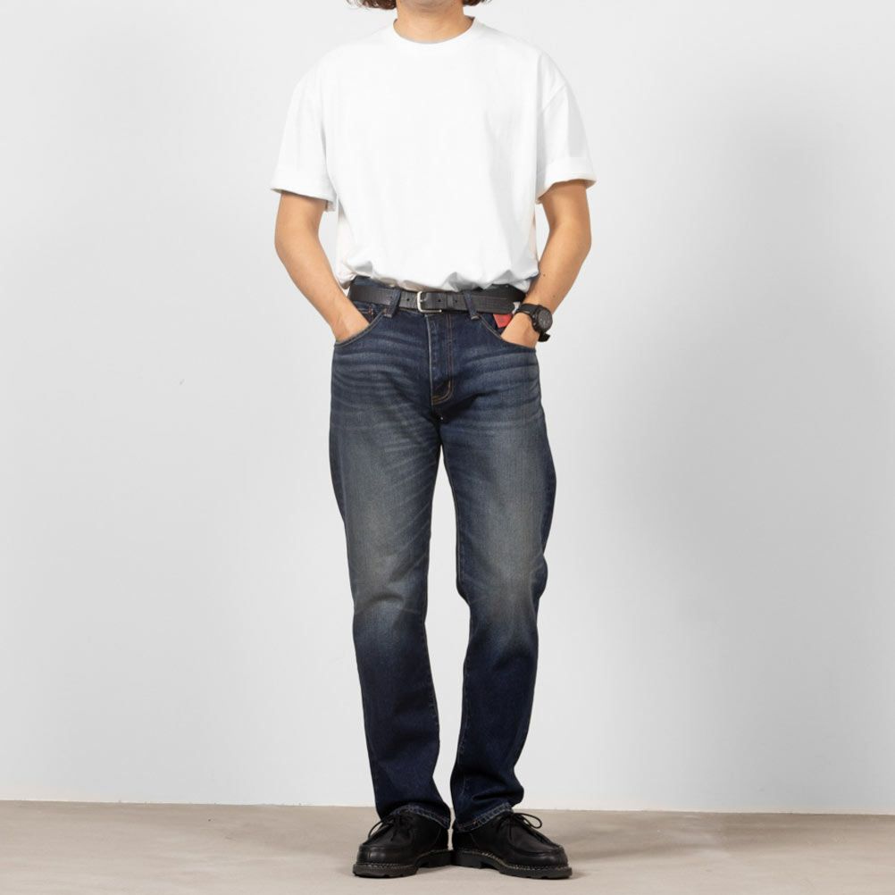 EDWIN XV レギュラーストレートデニムパンツ メンズ