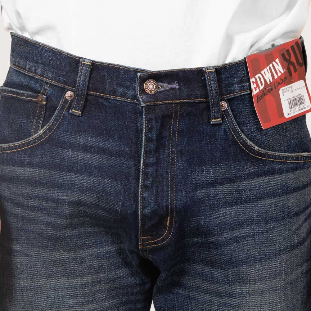 EDWIN XV レギュラーストレートデニムパンツ メンズ