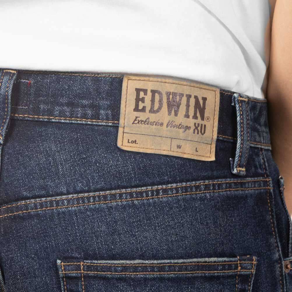 EDWIN XV レギュラーストレートデニムパンツ メンズ