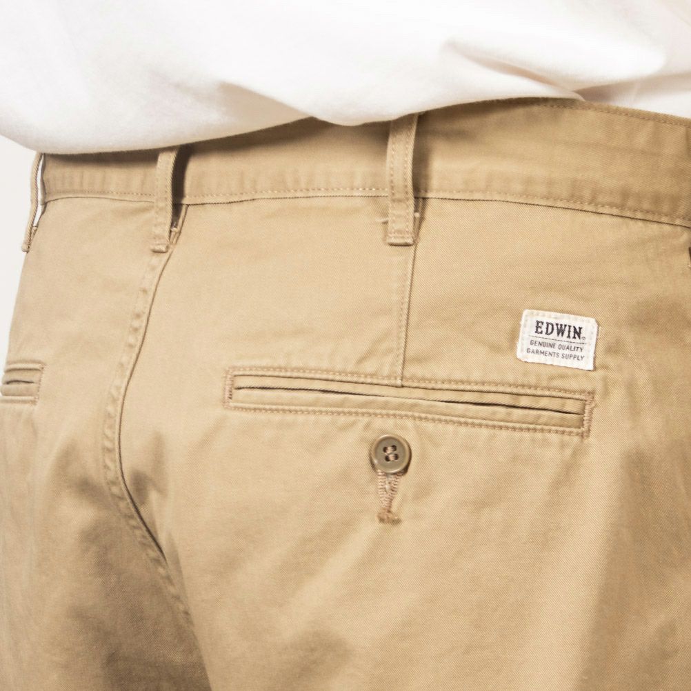 EDWIN  KHAKIS タックテーパードチノパンツ メンズ商品サムネイル-7