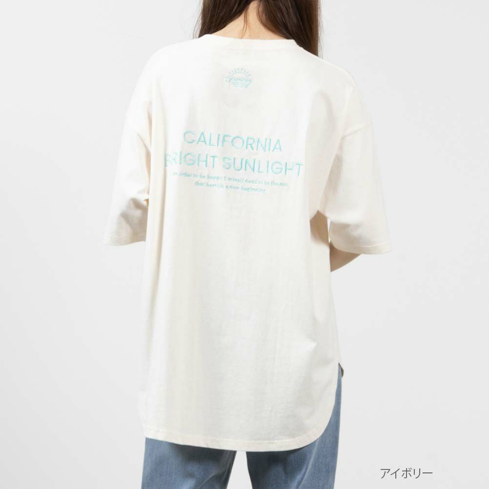 UNDERWRAPS ラウンドヘムビッグシルエットTシャツ レディース