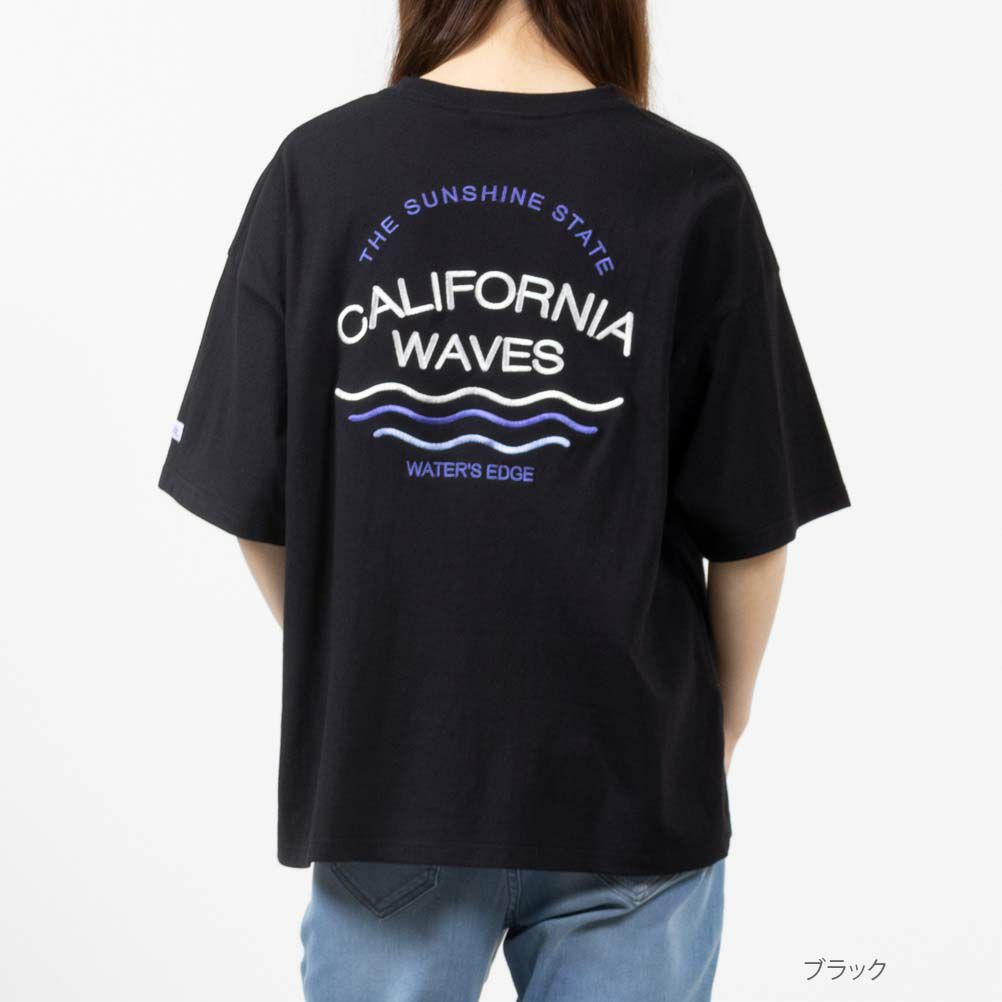 UNDERWRAPS ルーズシルエットクルーネックTシャツ レディース メール便 対応商品商品画像-3