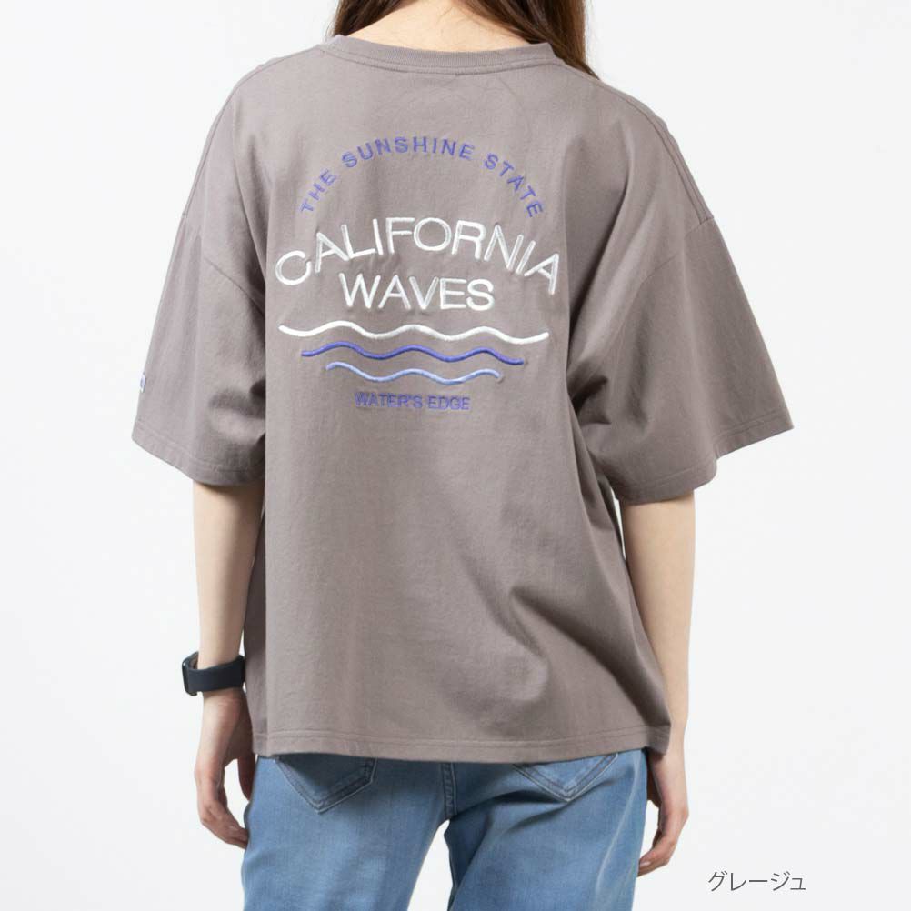 UNDERWRAPS ルーズシルエットクルーネックTシャツ レディース メール便 対応商品商品画像-5