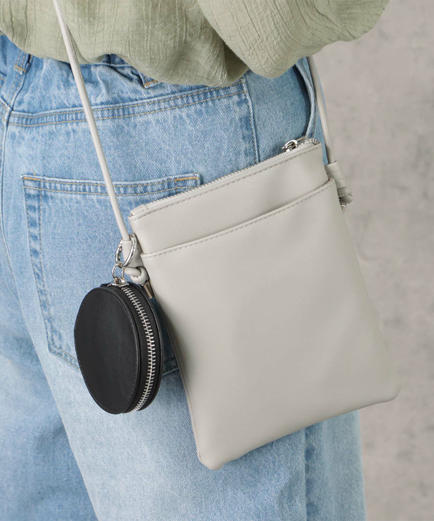 ポーチ付きショルダーバッグ商品サムネイル-2