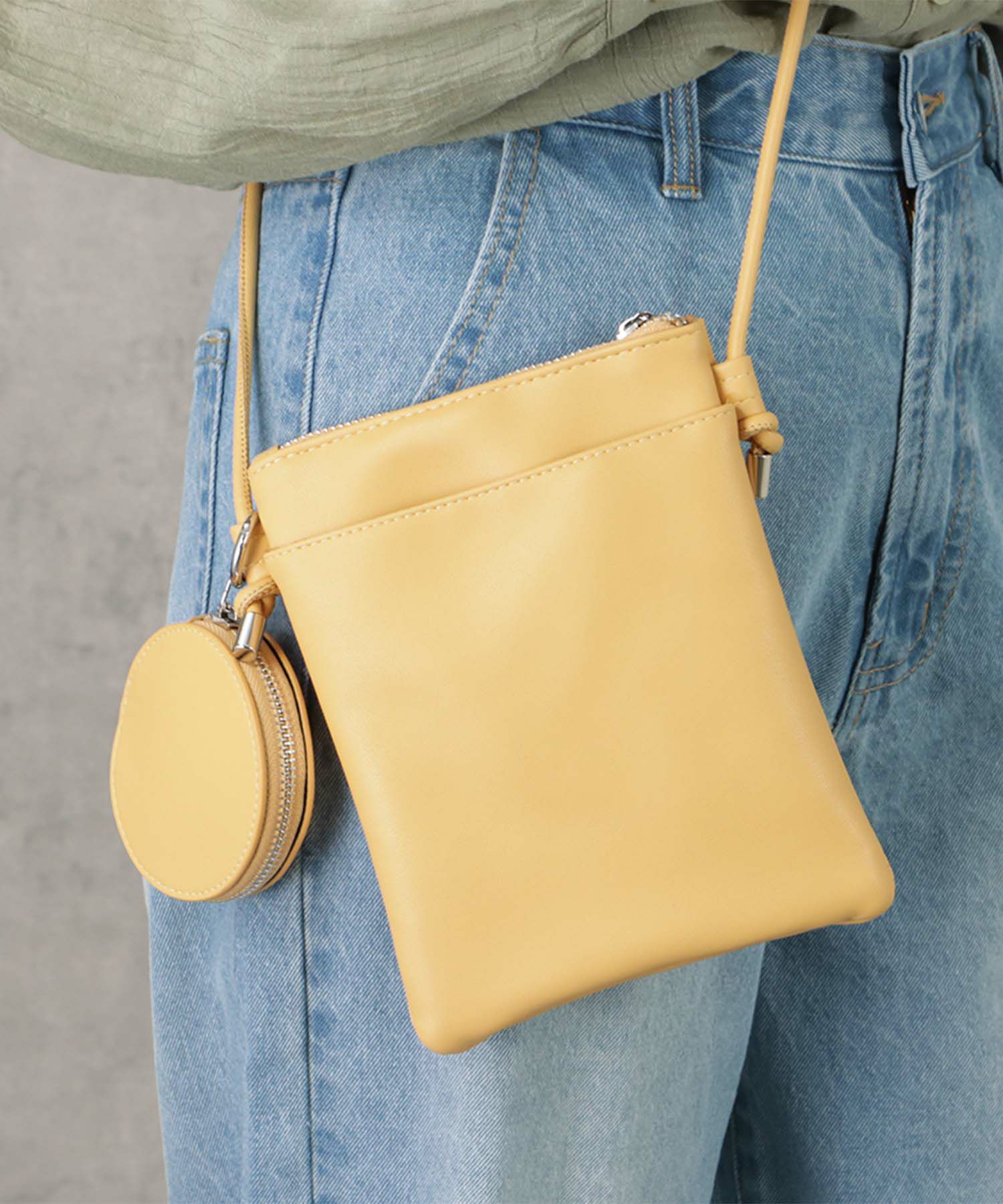 [期間限定価格]ポーチ付きショルダーバッグ商品画像-5