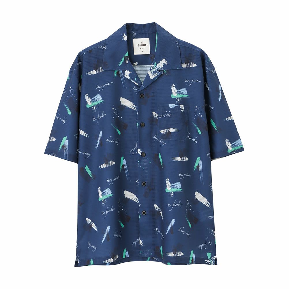 NAVY カゼトオスシャツ メンズ