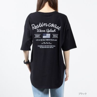 UNDERWRAPS ラウンドヘムビッグシルエットTシャツ レディース