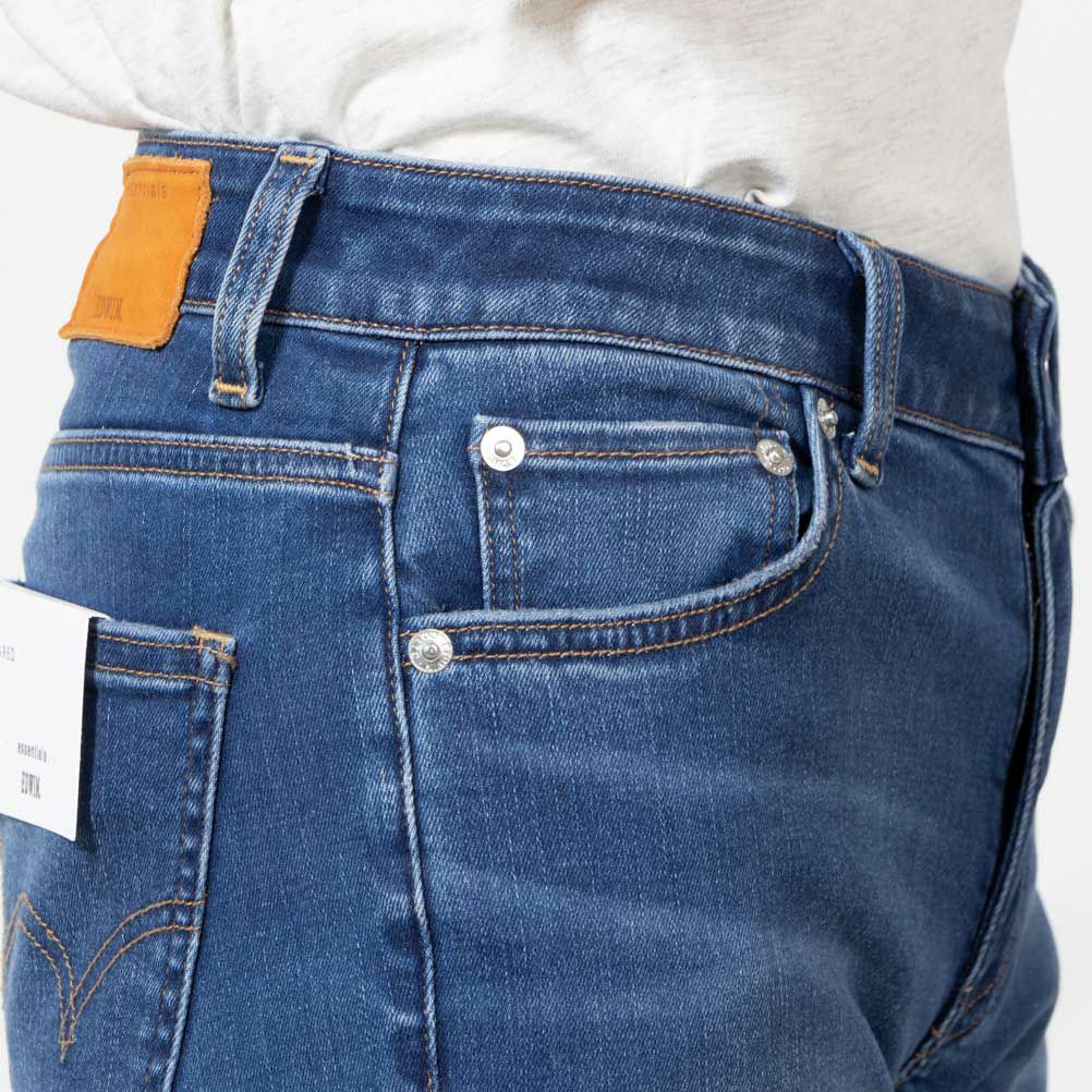 EDWIN essentials フレアストレッチデニムパンツ レディース