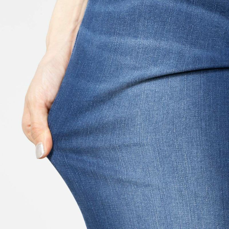 EDWIN essentials フレアストレッチデニムパンツ レディース商品画像-10