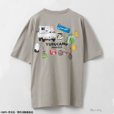 Penfield×ゆるキャン△ 各務原なでしこ 半袖Tシャツ メンズ