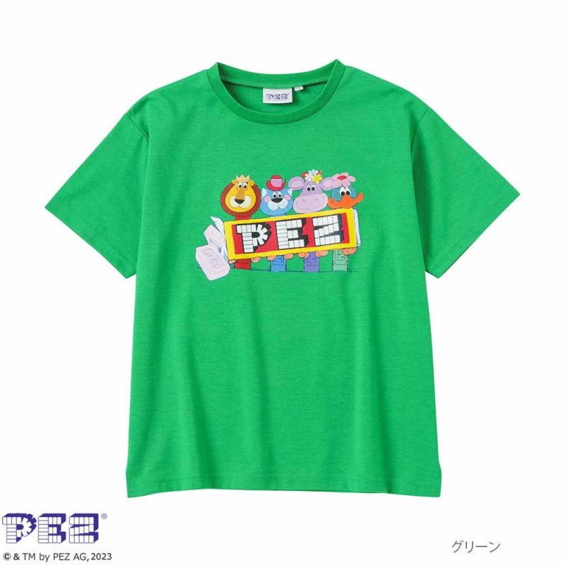 PEZ ペッツ プリント半袖Tシャツ キッズ ネコポス 対応商品商品画像-1