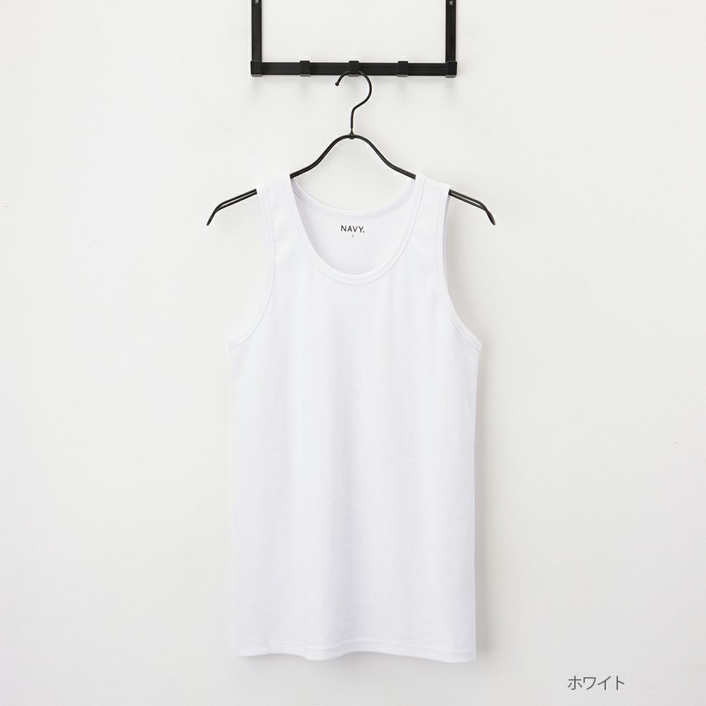 NAVY テレコタンクトップ メンズ ネコポス 対応商品