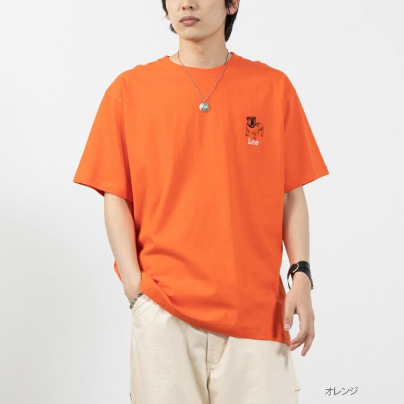 Lee ブルドッグプリントTシャツ メンズ ネコポス 対応商品商品画像-1