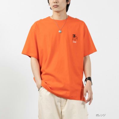 Lee ブルドッグプリントTシャツ メンズ ネコポス 対応商品