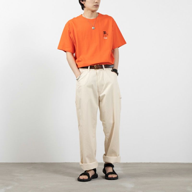 Lee ブルドッグプリントTシャツ メンズ ネコポス 対応商品商品画像-2