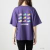 [大きいサイズ] CONVERSE ドロップショルダーシューズプリント半袖Tシャツ クイーンサイズ レディース