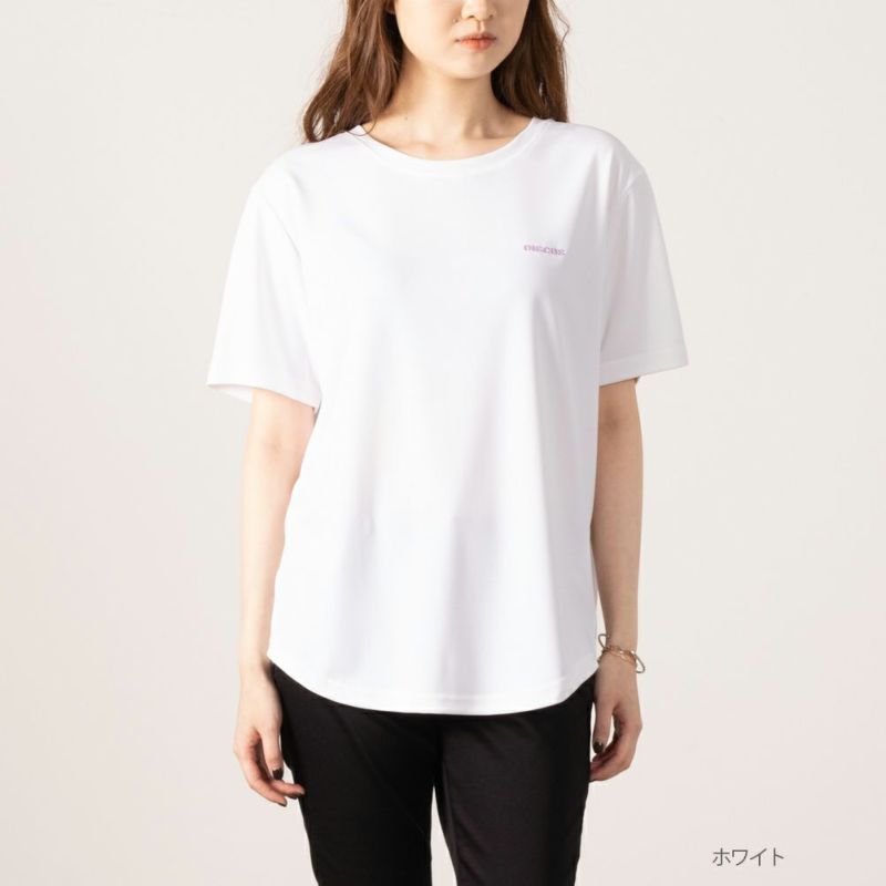 【オンラインストア限定】DISCUS ソフトメッシュ裾ラウンドTシャツ レディース ネコポス 対応商品商品画像-2