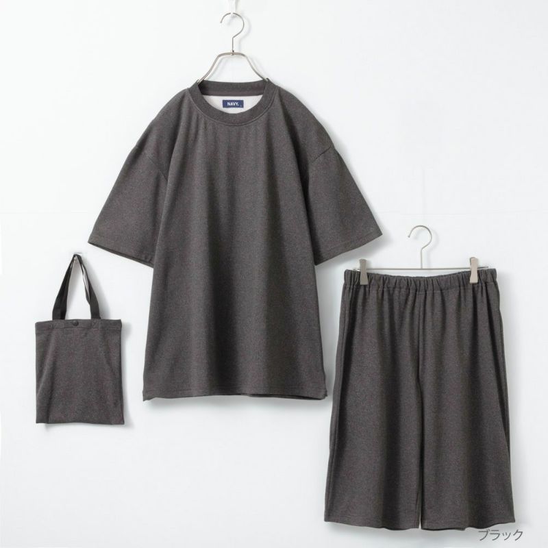 NAVY SARARI ドライTシャツセットアップ メンズ商品画像-1