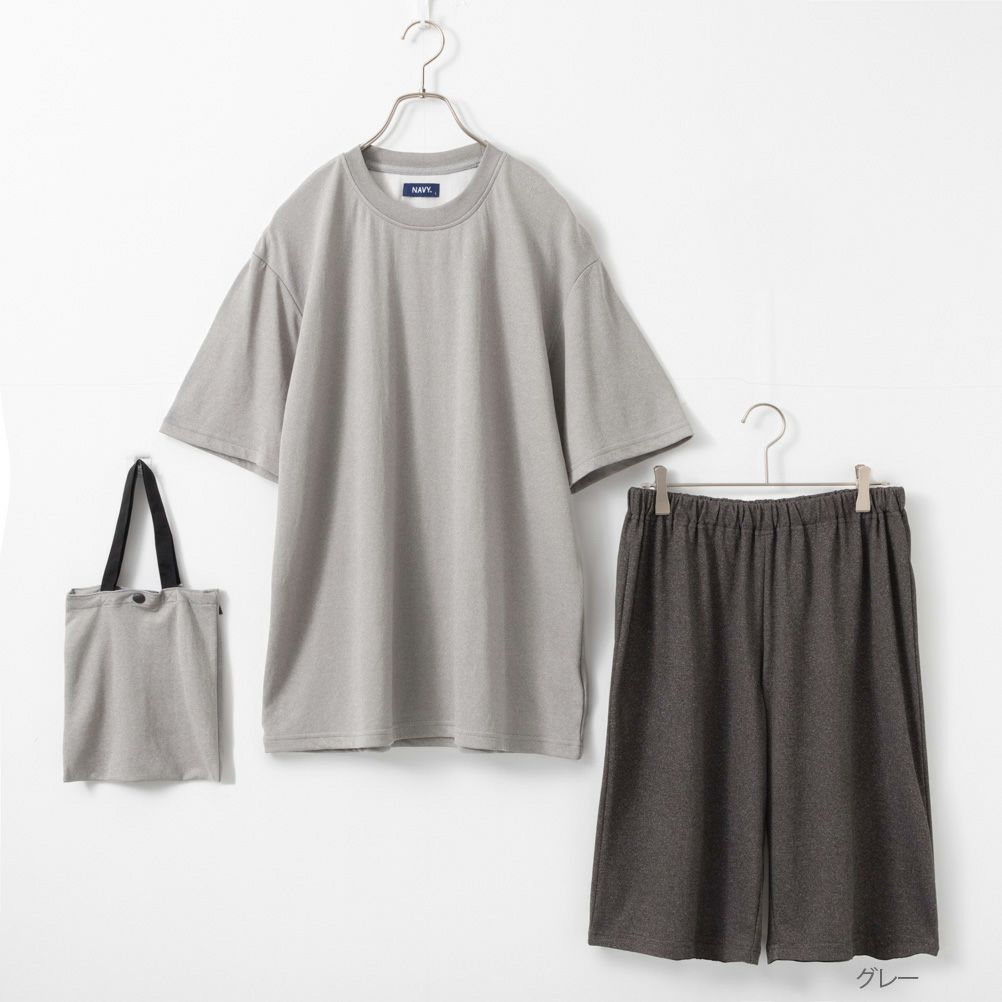 NAVY SARARI ドライTシャツセットアップ メンズ商品サムネイル-3