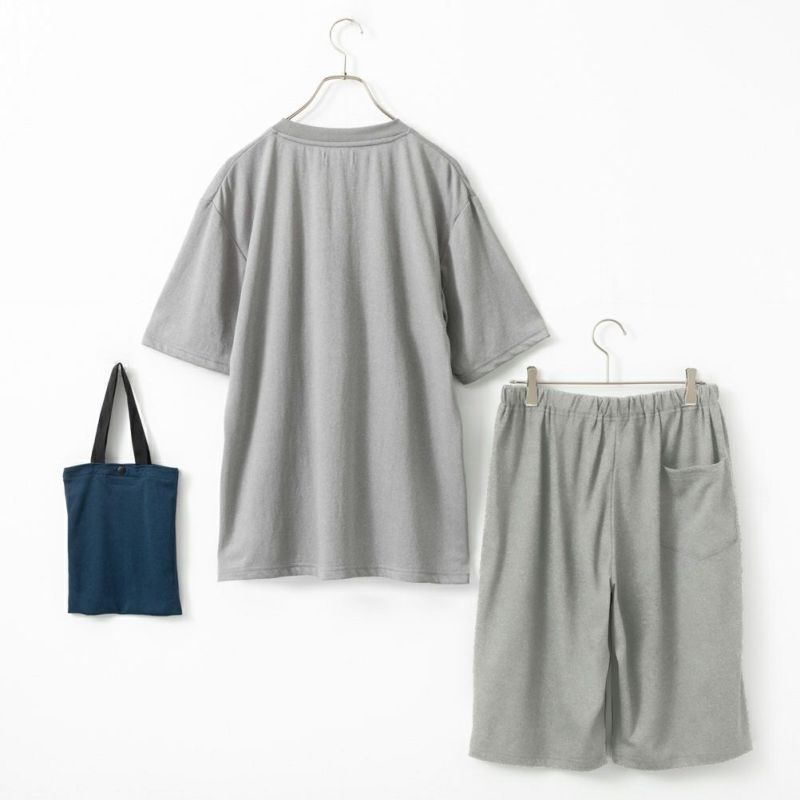 NAVY SARARI ドライ切替Tシャツセットアップ メンズ商品画像-2