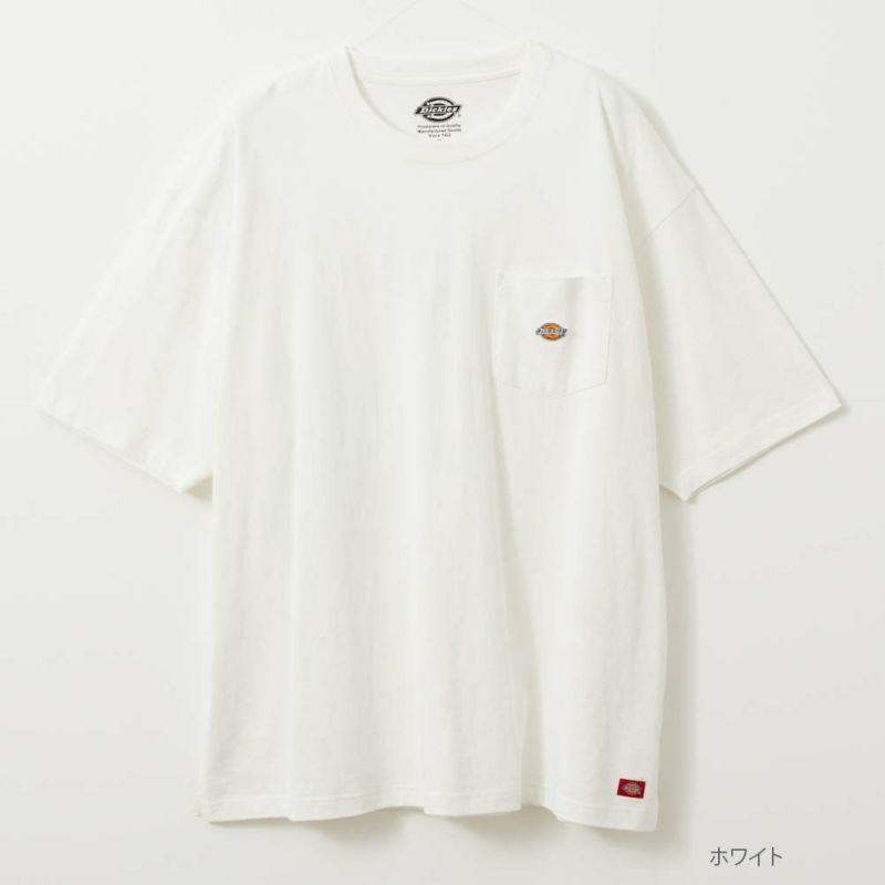 Dickies [大きいサイズ] 胸ポケット付き半袖Tシャツ キングサイズ メンズ