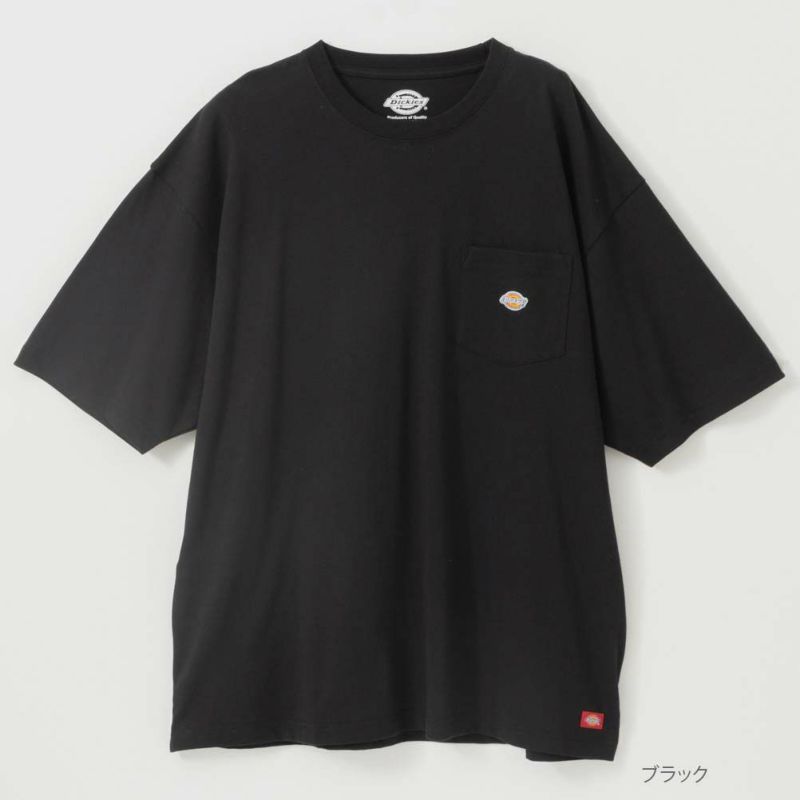 Dickies [大きいサイズ] 胸ポケット付き半袖Tシャツ キングサイズ メンズ