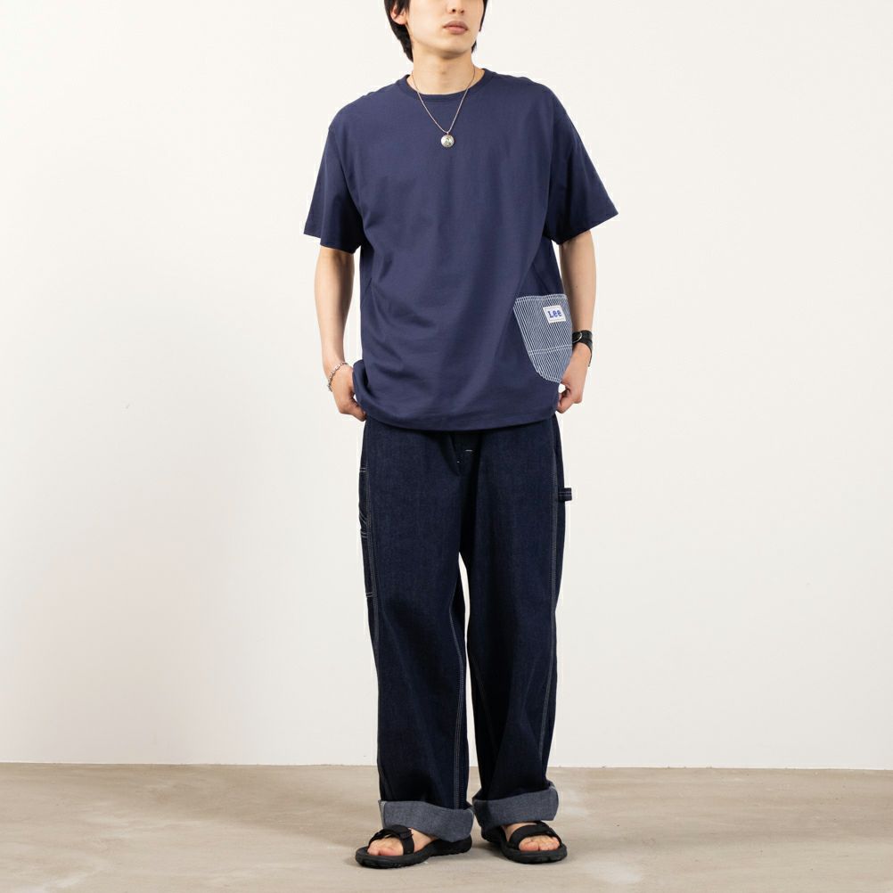 Lee ペインターポケット付き半袖Tシャツ メンズ ネコポス 対応商品
