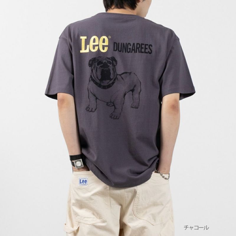 Lee ブルドッグプリントTシャツ メンズ ネコポス 対応商品