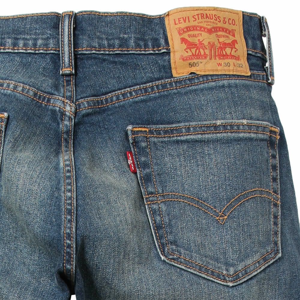 Levi's 505 レギュラーフィットデニムパンツ メンズ