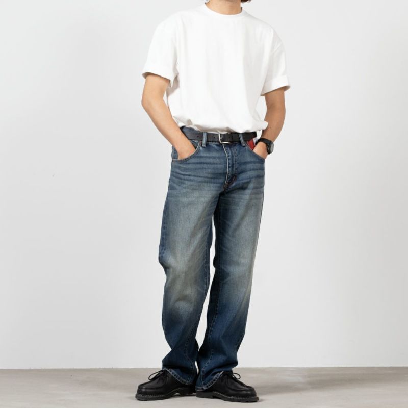 EDWIN  XV ルーズストレートデニムパンツ メンズ商品画像-2