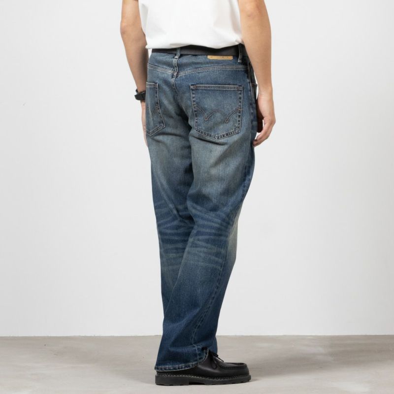 0890D INDIVI ストレートパンツ 男性 EDWIN XV ルーズストレートデニムパンツ メンズ