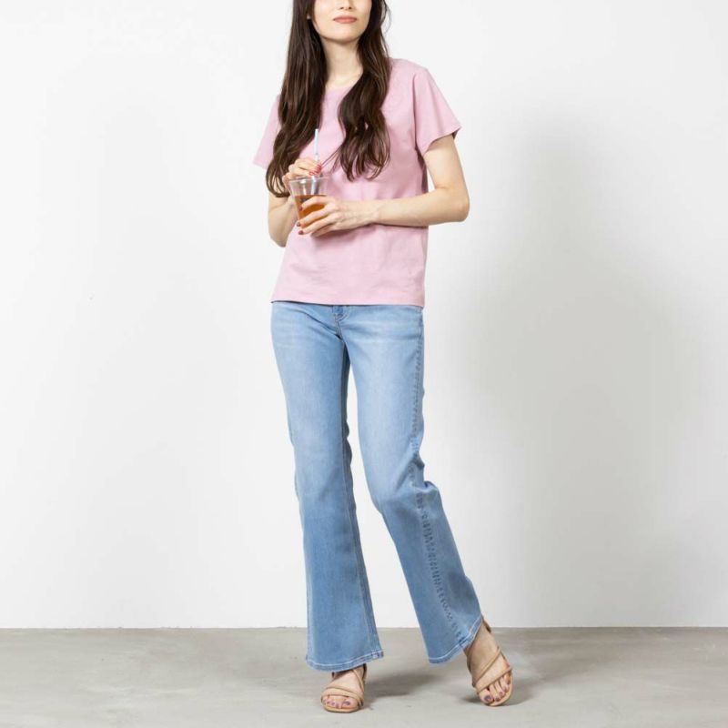 EDWIN  essentials フレアストレッチデニムパンツ レディース商品画像-2