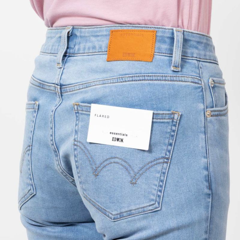 EDWIN  essentials フレアストレッチデニムパンツ レディース商品画像-9