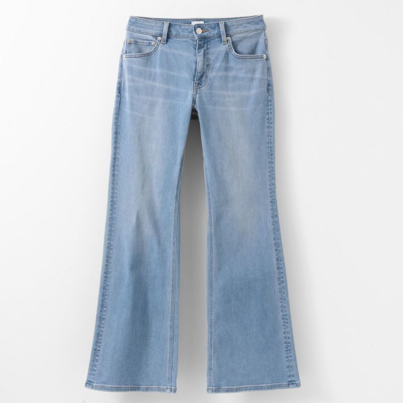 EDWIN  essentials フレアストレッチデニムパンツ レディース商品画像-11