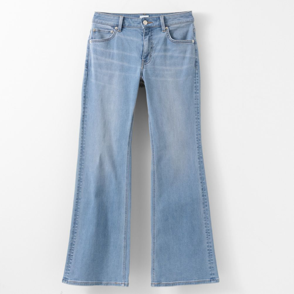 EDWIN  essentials フレアストレッチデニムパンツ レディース商品サムネイル-11