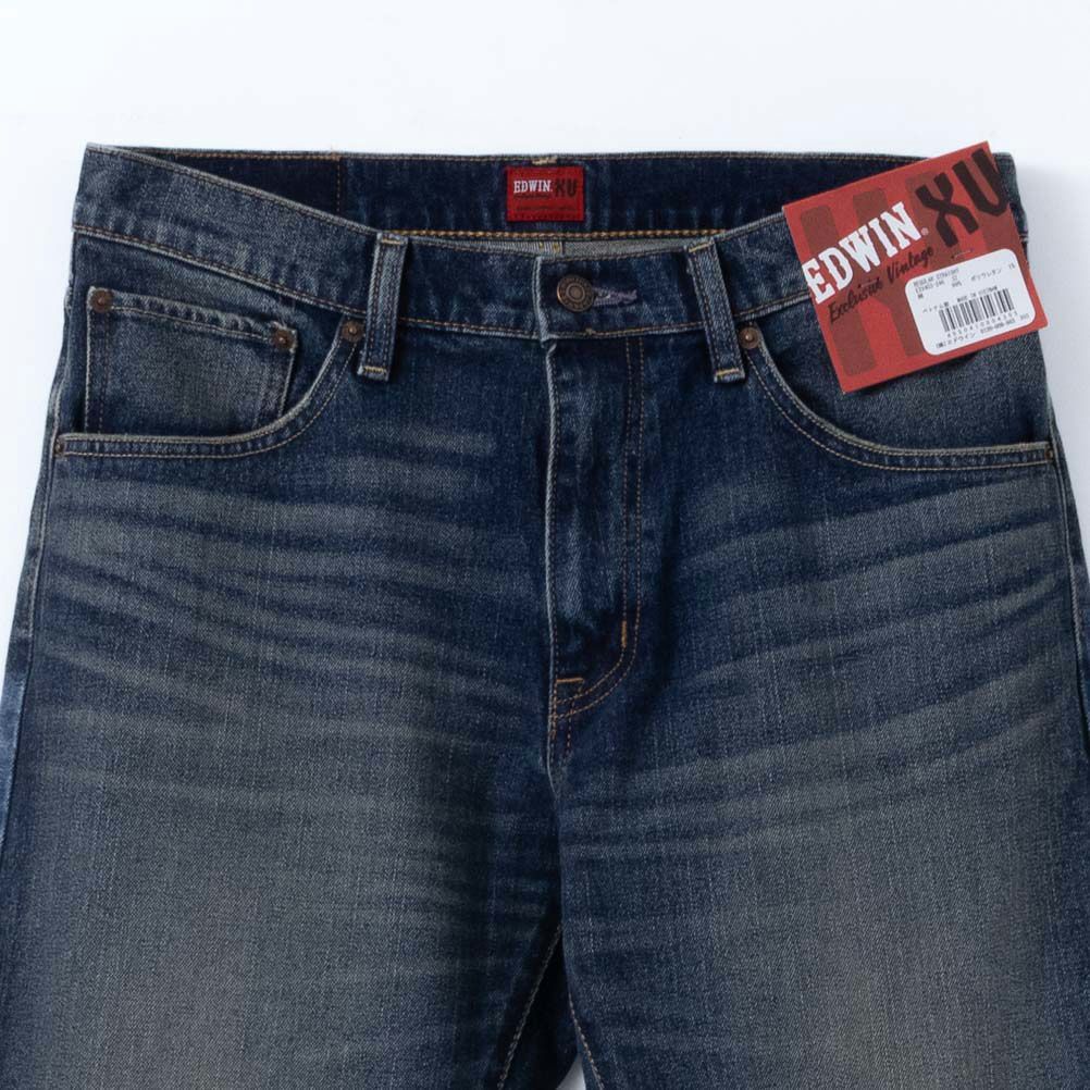 EDWIN XV レギュラーストレートデニムパンツ メンズ
