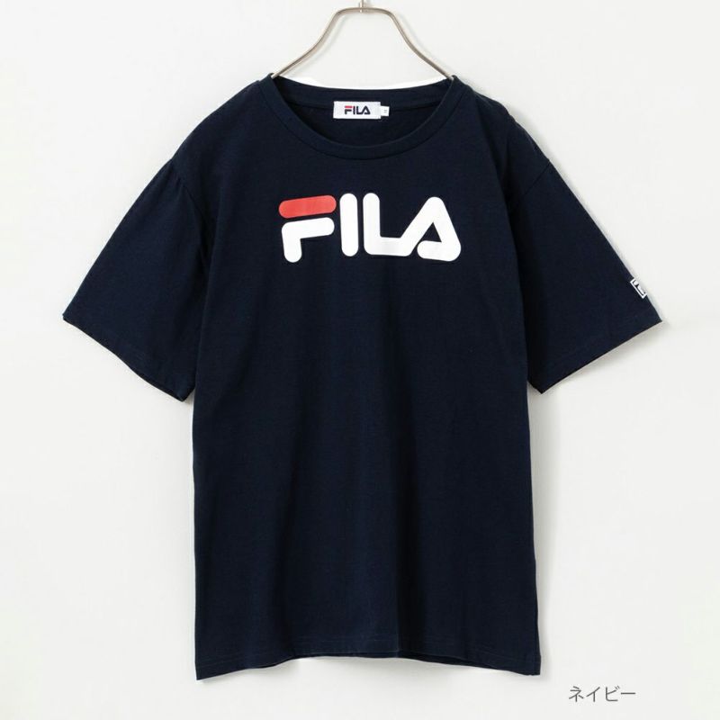 FILA レディース ネイビー Tシャツ - テニス