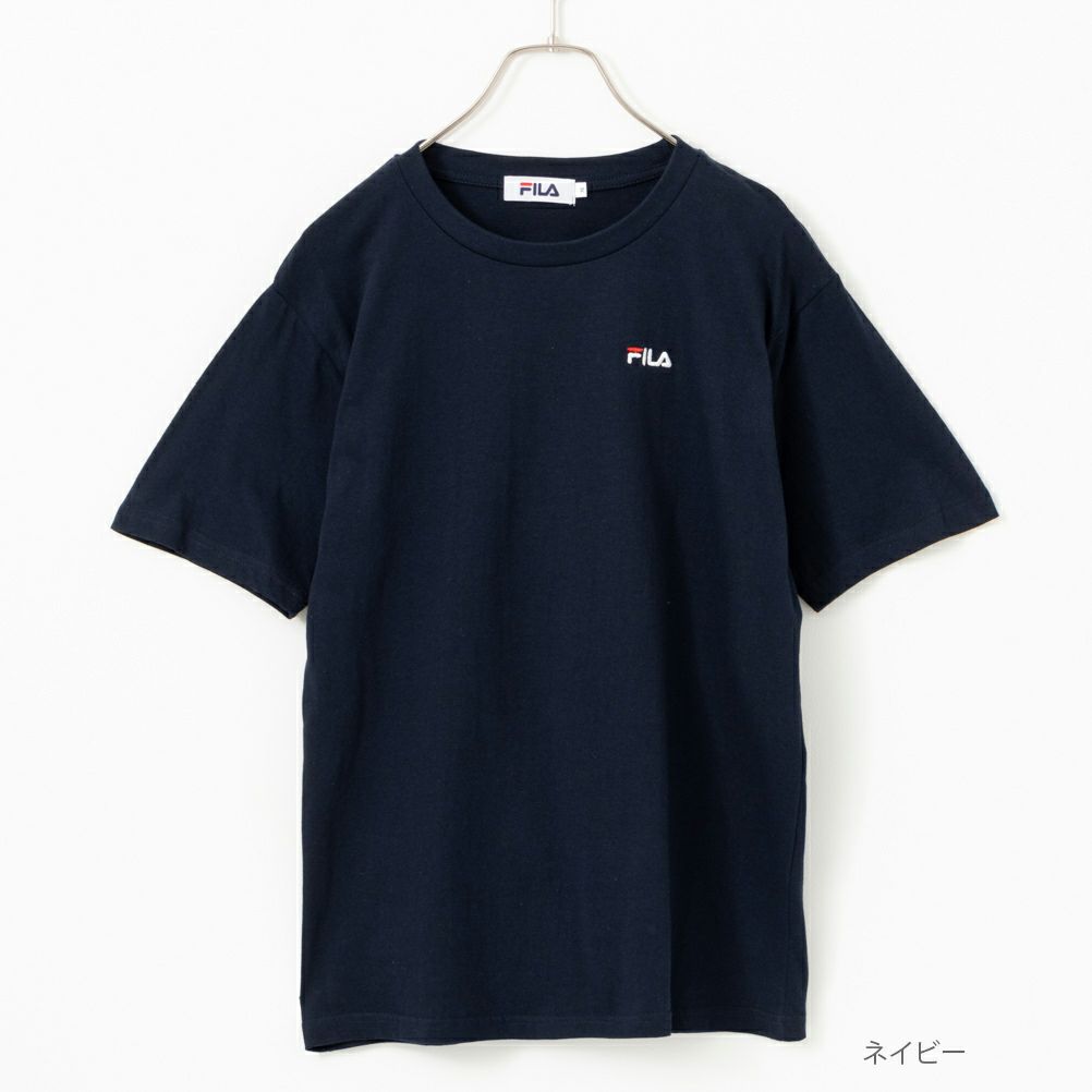 【オンラインストア限定】FILA ワンポイント刺繍Tシャツ レディース メール便 対応商品商品サムネイル-1